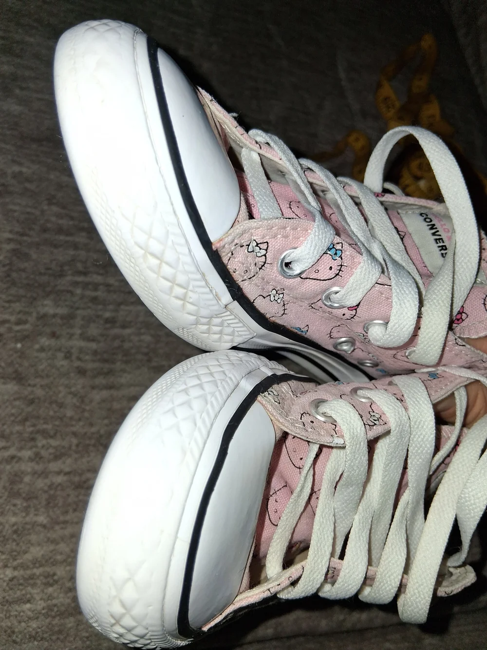 Hello Kitty x Converse Pink Low Top Sneakers